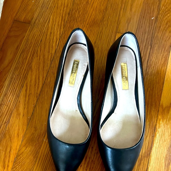 Louise et Cie black kitten heel pumps, size 6 - Picture 4 of 5